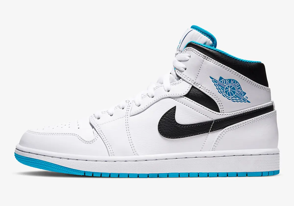 Air Jordan 1 Mid Láser Azul SKU-554724-141