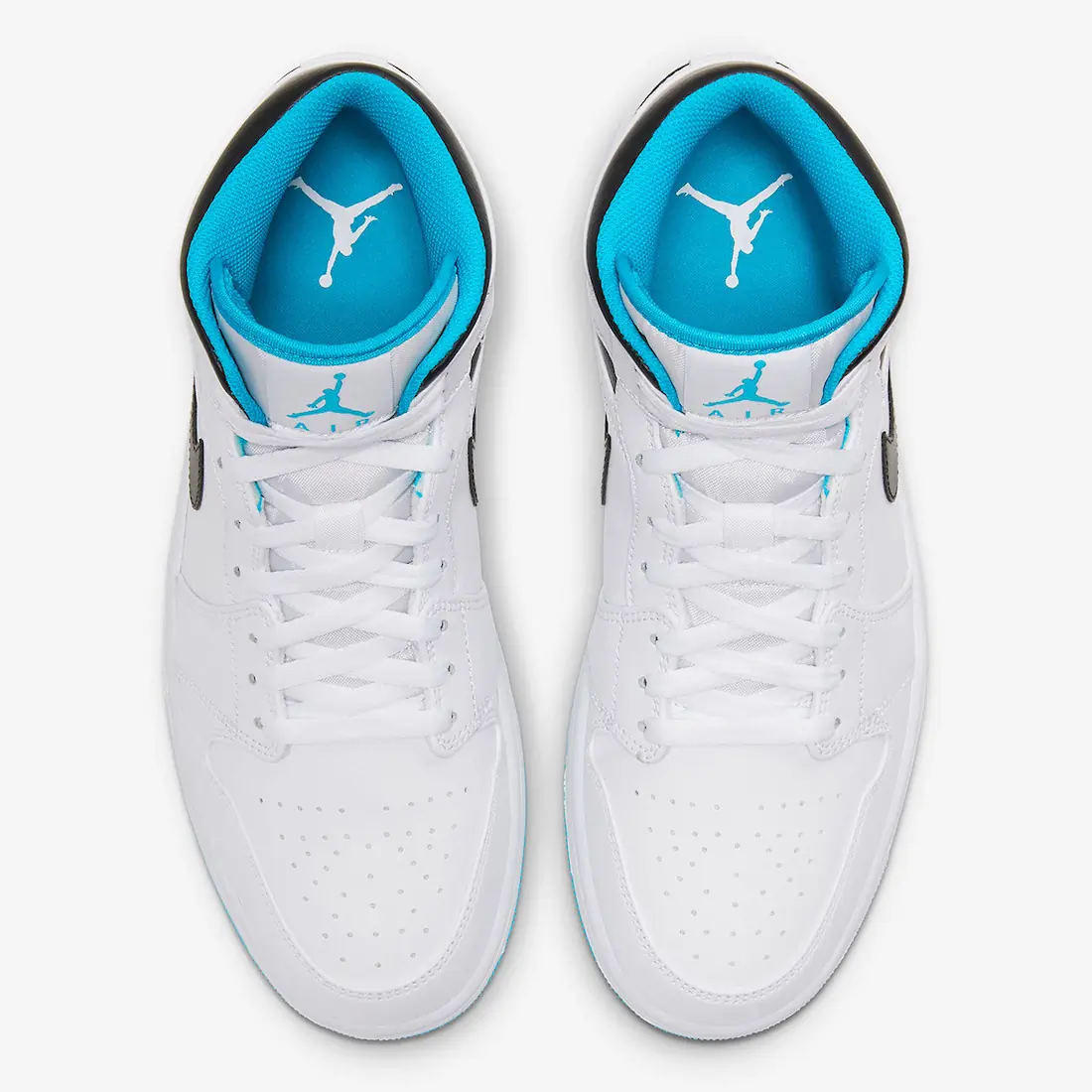 Air Jordan 1 Mid Láser Azul SKU-554724-141(2)