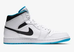 Air Jordan 1 Mid Láser Azul SKU-554724-141(3)