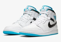 Air Jordan 1 Mid Láser Azul SKU-554724-141(5)