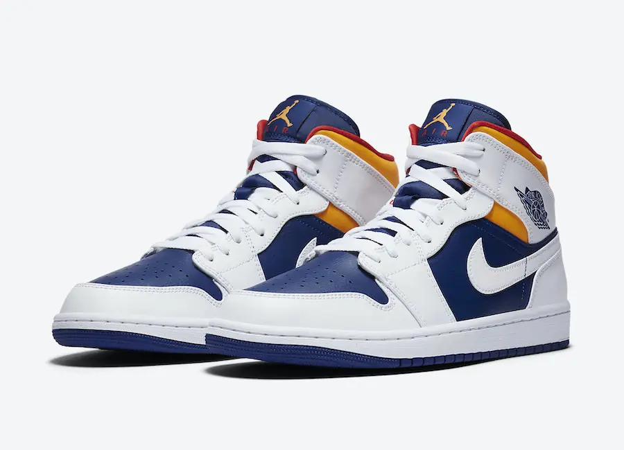 Air Jordan 1 Mid Laser Orange SKU-554724-131(2)