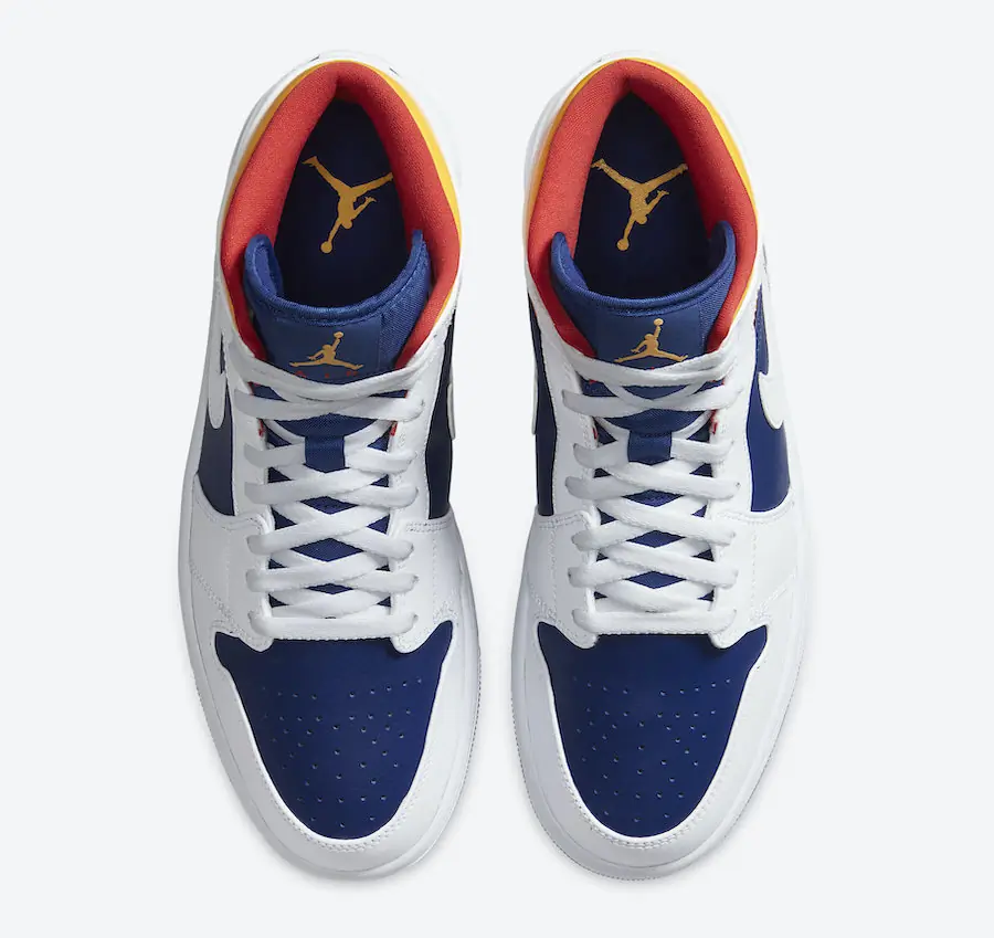 Air Jordan 1 Mid Laser Orange SKU-554724-131(3)