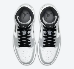 Air Jordan 1 Mid Light Cinza Fumaça SKU-554724-092(3)