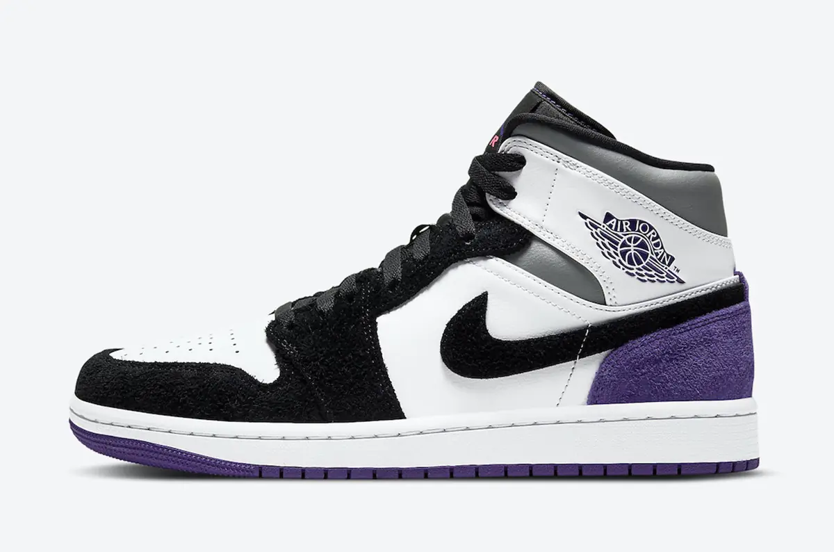Air Jordan 1 Mid SE Varsity Lila Oakland SKU-852542-105