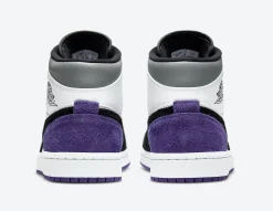 Air Jordan 1 Mid SE Varsity Purple Oakland SKU-852542-105(1)