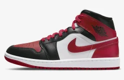 Wmns Air Jordan 1 Mid Alternate Bred Toe SKU-BQ6472-079