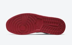 Air Jordan 1 Low Wit Universiteit Rood Zwart SKU-553558-118(3)