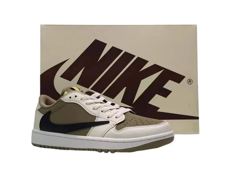 Travis Scott x Air Jordan 1 Low Golf Olive SKU-FZ3124-200(6)