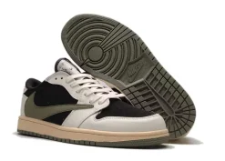 Travis Scott x Air Jordan 1 Low OG WMNS Olive SKU-DZ4137-106(3)