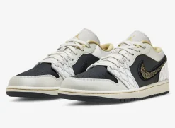 Air Jordan 1 lage Swoosh met kralen SKU-DV1762-001(4)