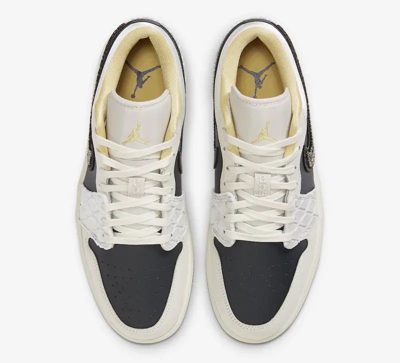 Air Jordan 1 lage Swoosh met kralen SKU-DV1762-001(5)