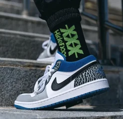 Air Jordan 1 Laag True Blue SKU-DM1199-140(9)