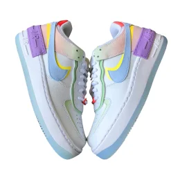 Nike Air Force 1 Shadow Femme White Hydrogen Blue SKU-CW2630-14
