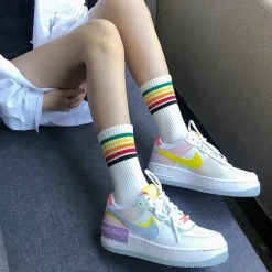 Nike Air Force 1 Shadow Damen Weiß Hydrogen Blau SKU-CW2630-14(1)