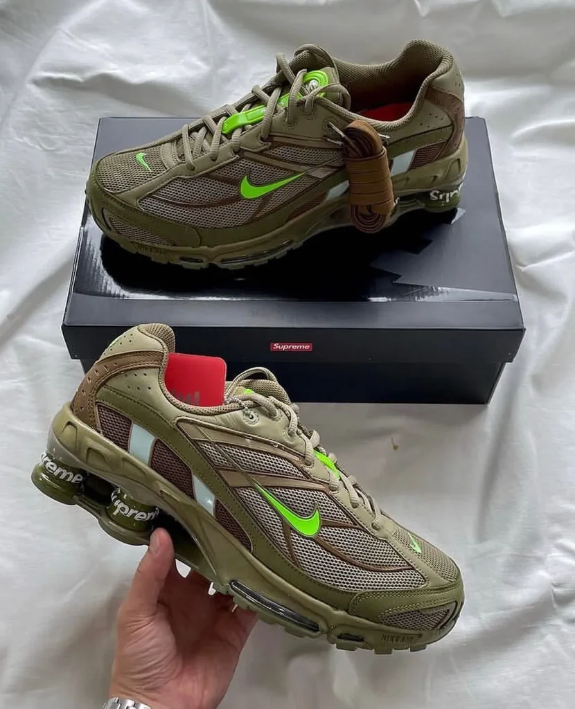 Supreme x Nike Shox Ride 2 Neutral Olive SKU-DN1615-200(8)
