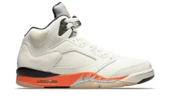 Air Jordan 5 Unisex Orange Blaze (Shattered Backboard) SKU-DC1060-100