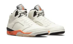Air Jordan 5 Unisex Orange Blaze (Shattered Backboard) SKU-DC1060-100(1)