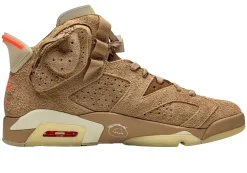 TRAVIS SCOTT Nike AIR JORDAN 6 BRITISH KHAKI SKU-dh0690-200