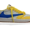 Travis Scott x Nike Air Jordan 1 Low OG Canario SKU-DZ4137-700