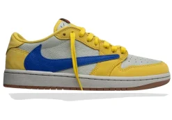 Travis Scott x Nike Air Jordan 1 Low OG Canary SKU-DZ4137-700