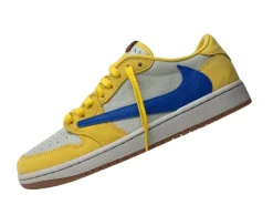 Travis Scott x Nike Air Jordan 1 Low OG Canary SKU-DZ4137-700(1)