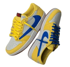 Travis Scott x Nike Air Jordan 1 Low OG Canario SKU-DZ4137-700(2)