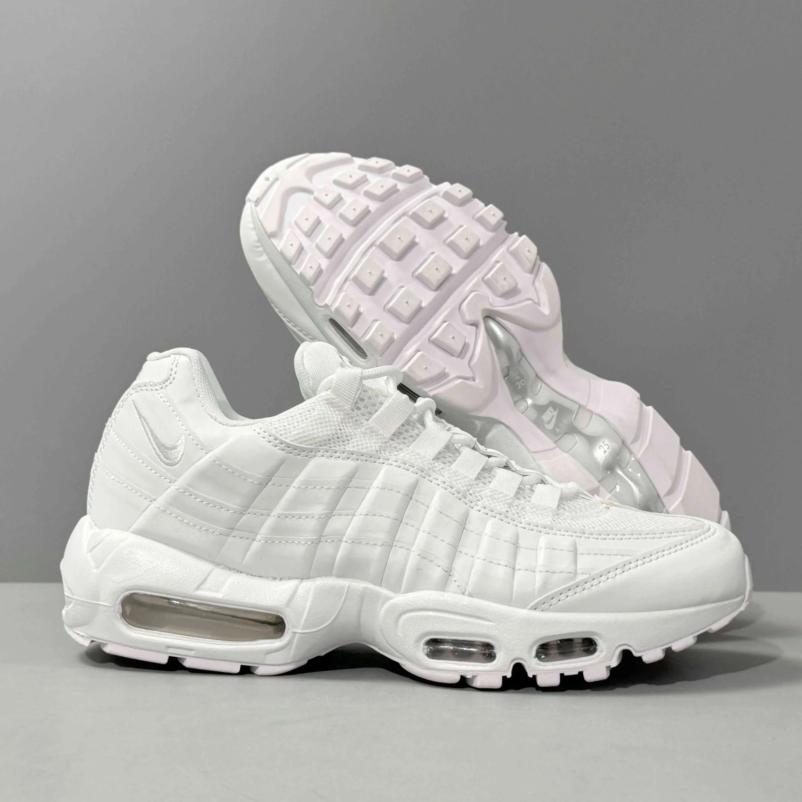 Nike Air Max 95 Essential Bianco Grigio Nebbia SKU-CT1268-100(11).webp