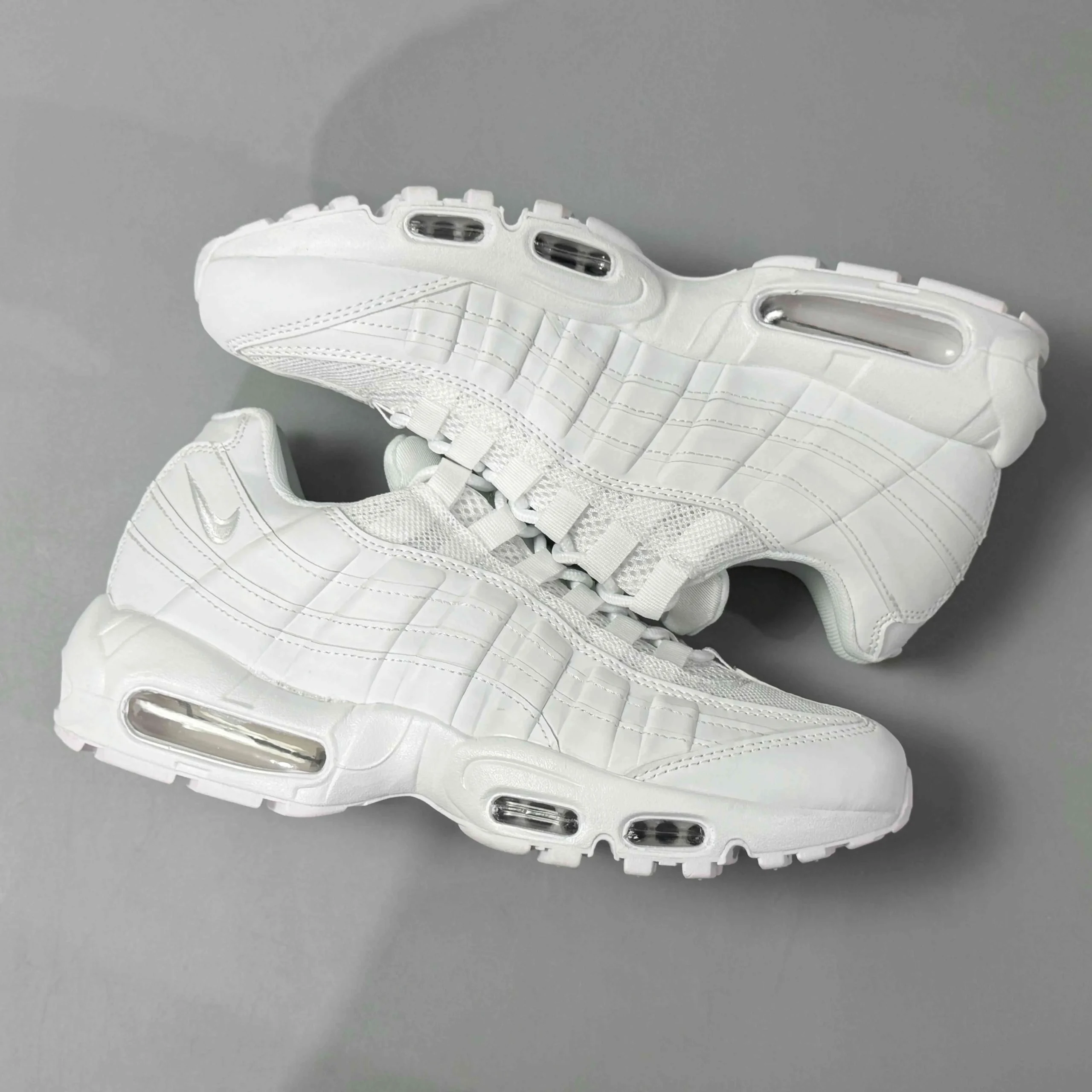 Nike Air Max 95 Essential Bianco Grigio Nebbia SKU-CT1268-100(8).webp