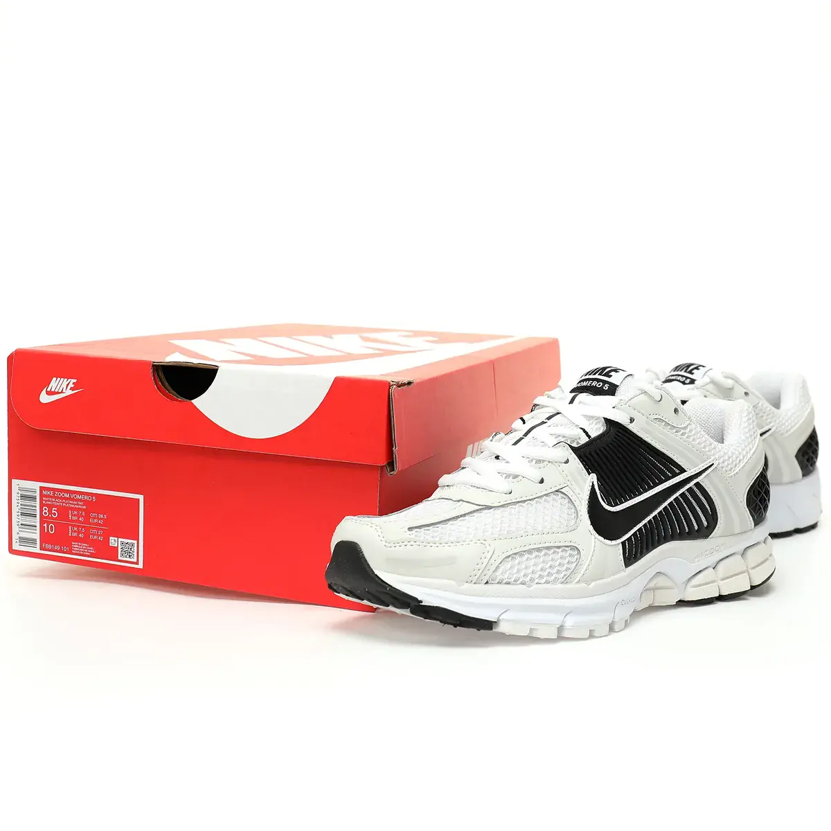 Nike Zoom Vomero 5 Blanche Noir SKU- FB9149-101(1).webp