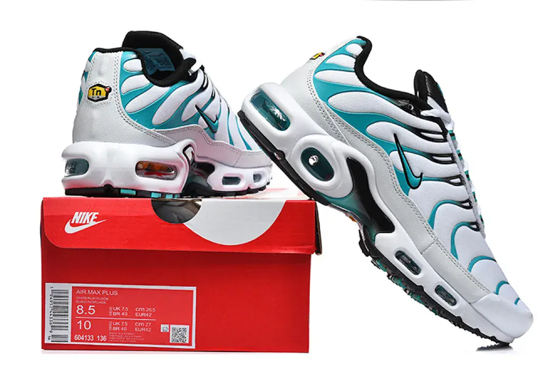 NIKE Air Max Plus Tn White Turbo Green SKU-604133-136(6).webp