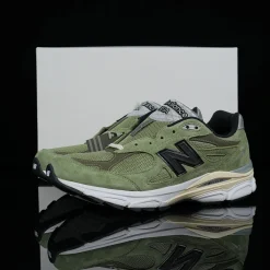 JJJJound x New Balance 990v3 Olive SKU-M990JD3(1)